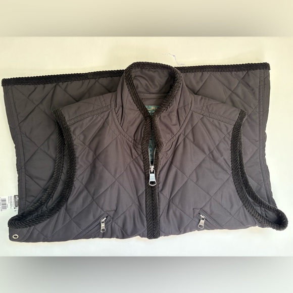 Ralph Lauren Black Quilted Vest - Picture 14 of 15